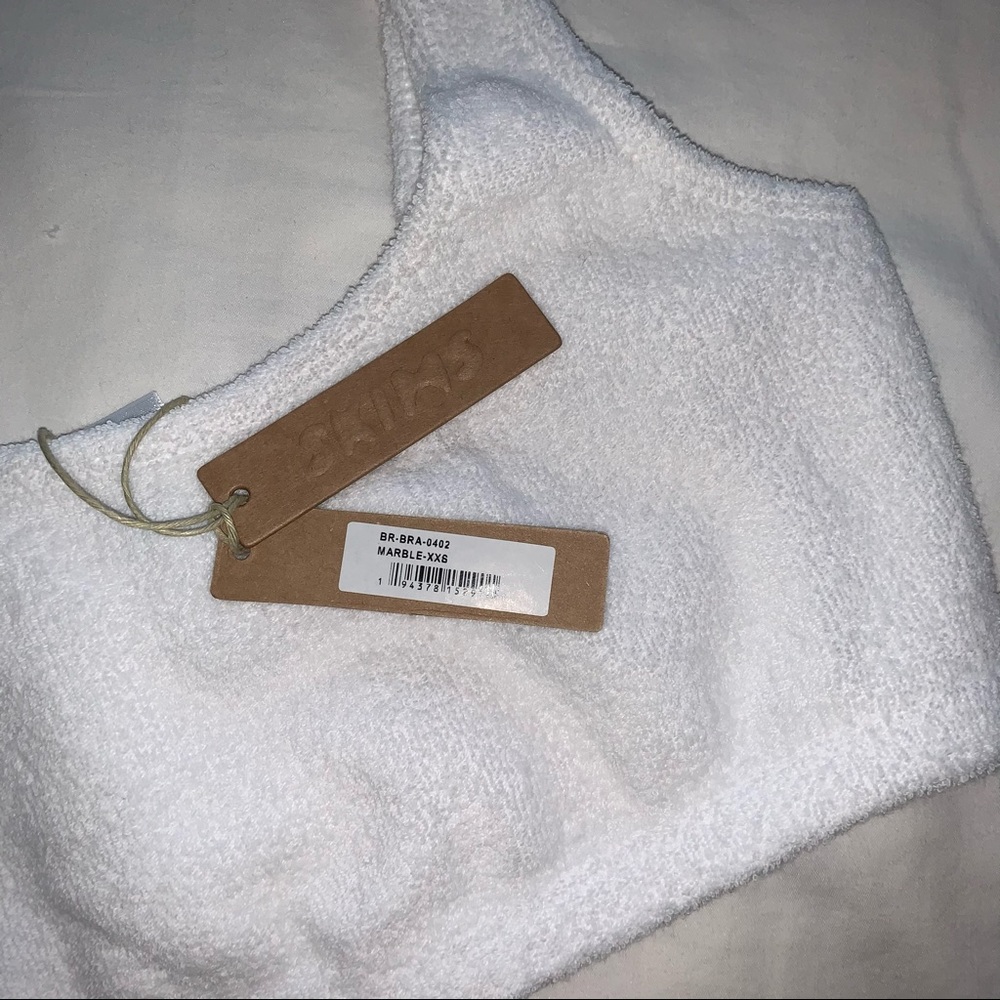 SKIMS Terry Bralette Terrycloth Marble